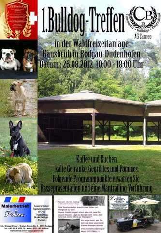 1. Bulldog-Treffen des CBD e.V in Rodgau